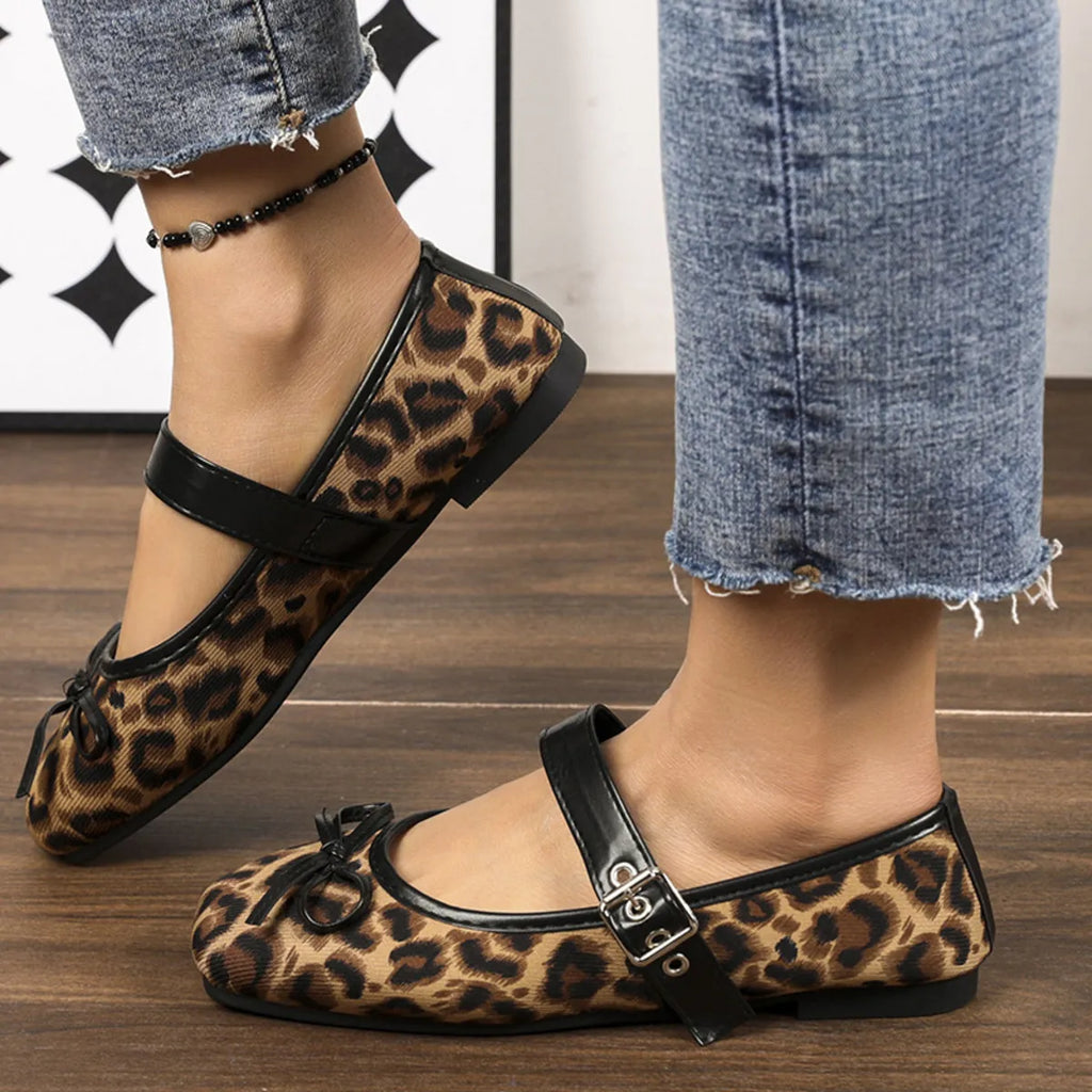 Square Toe Flats Slip-Ons