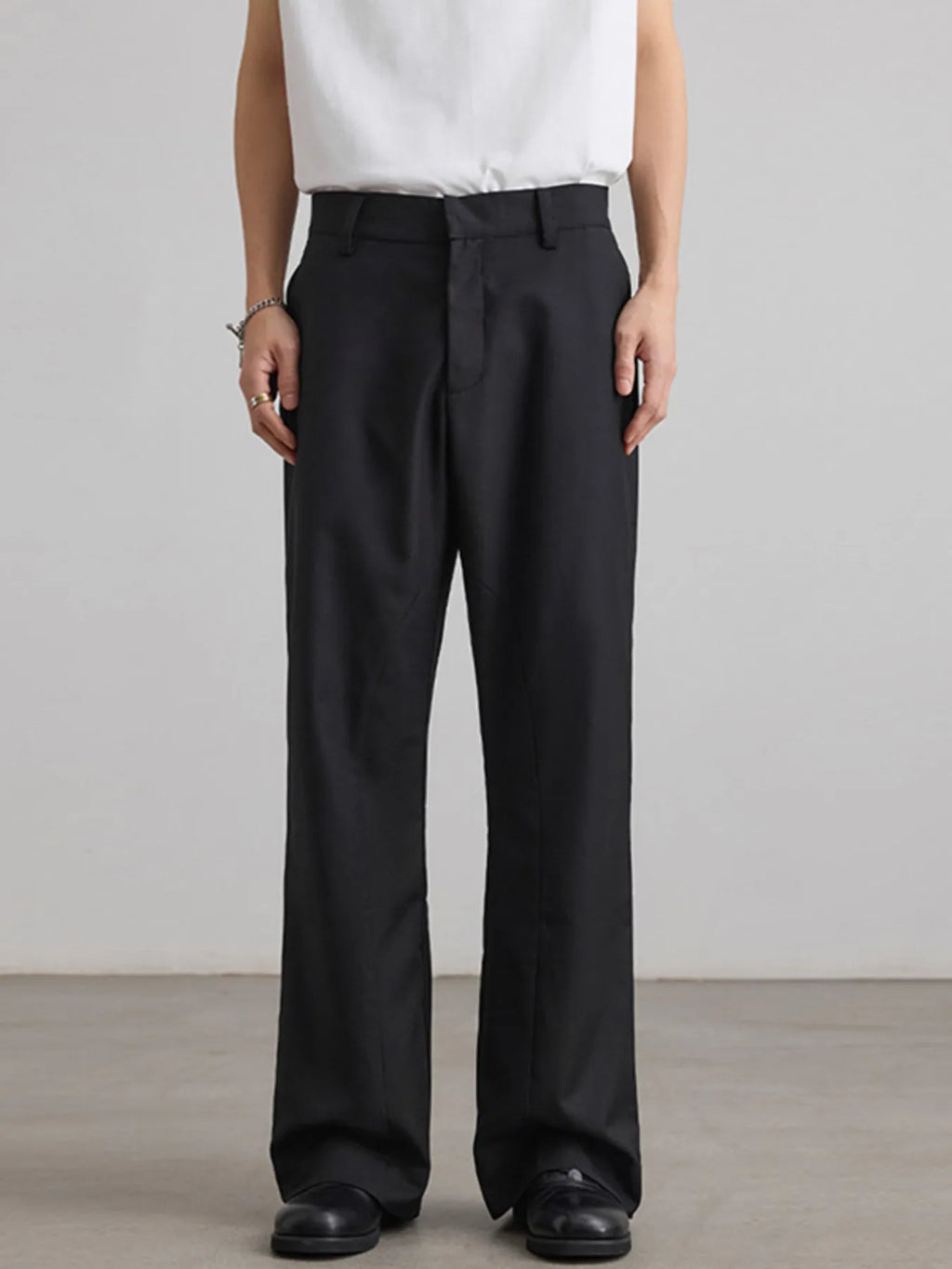 Men's Classic Wide-Leg Pants