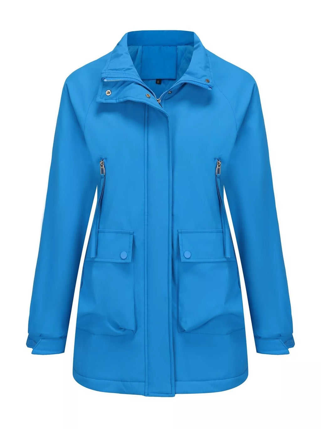 Full Size Zip Up Hooded Parka Outerwear Plus Size