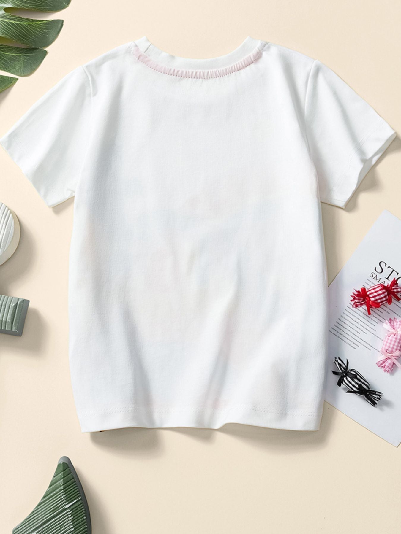 Children's Dinosaur Rainbow Short Sleeve Tee