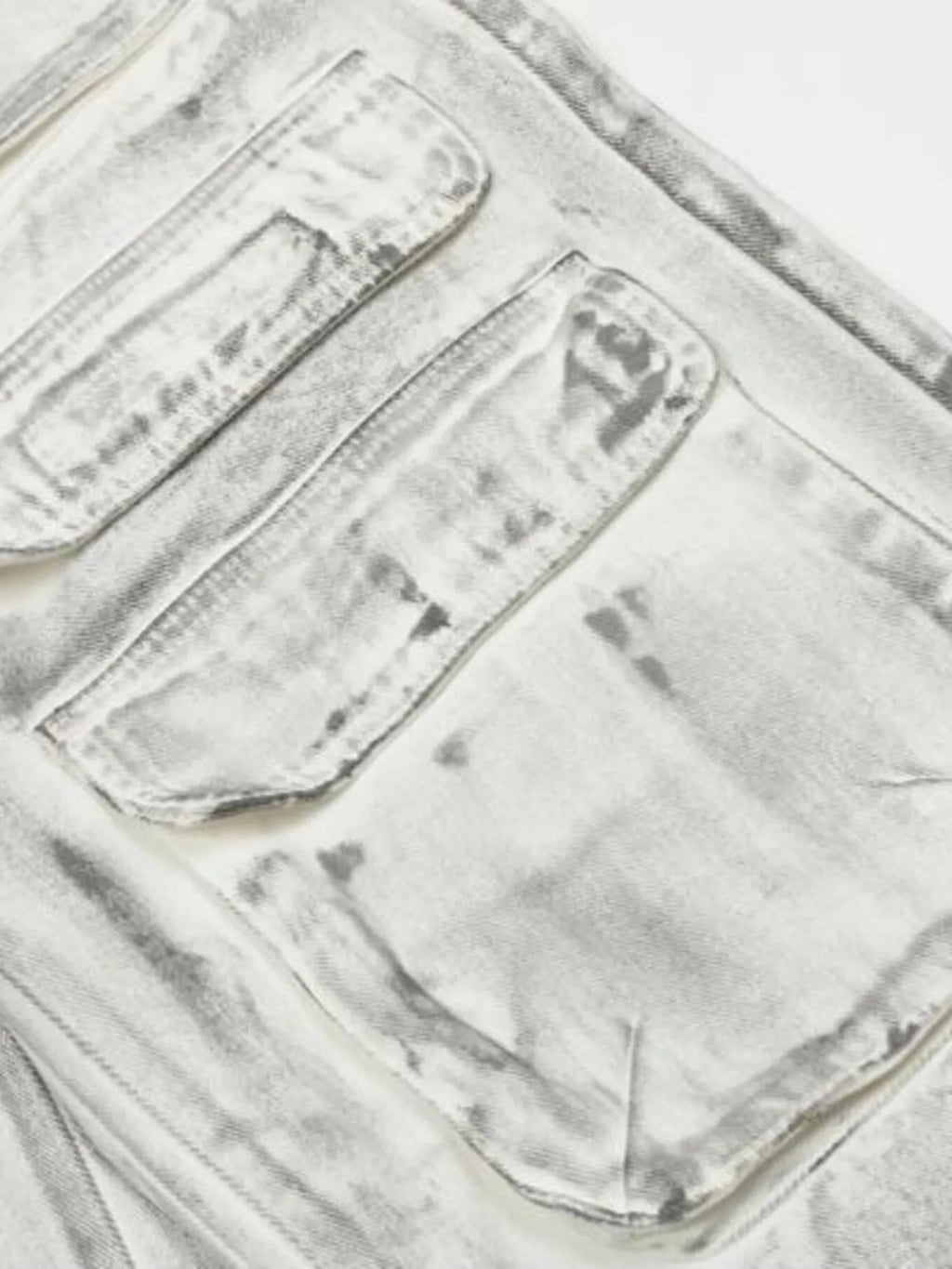 Men's Multi-Pocket Cargo Denim Jeans