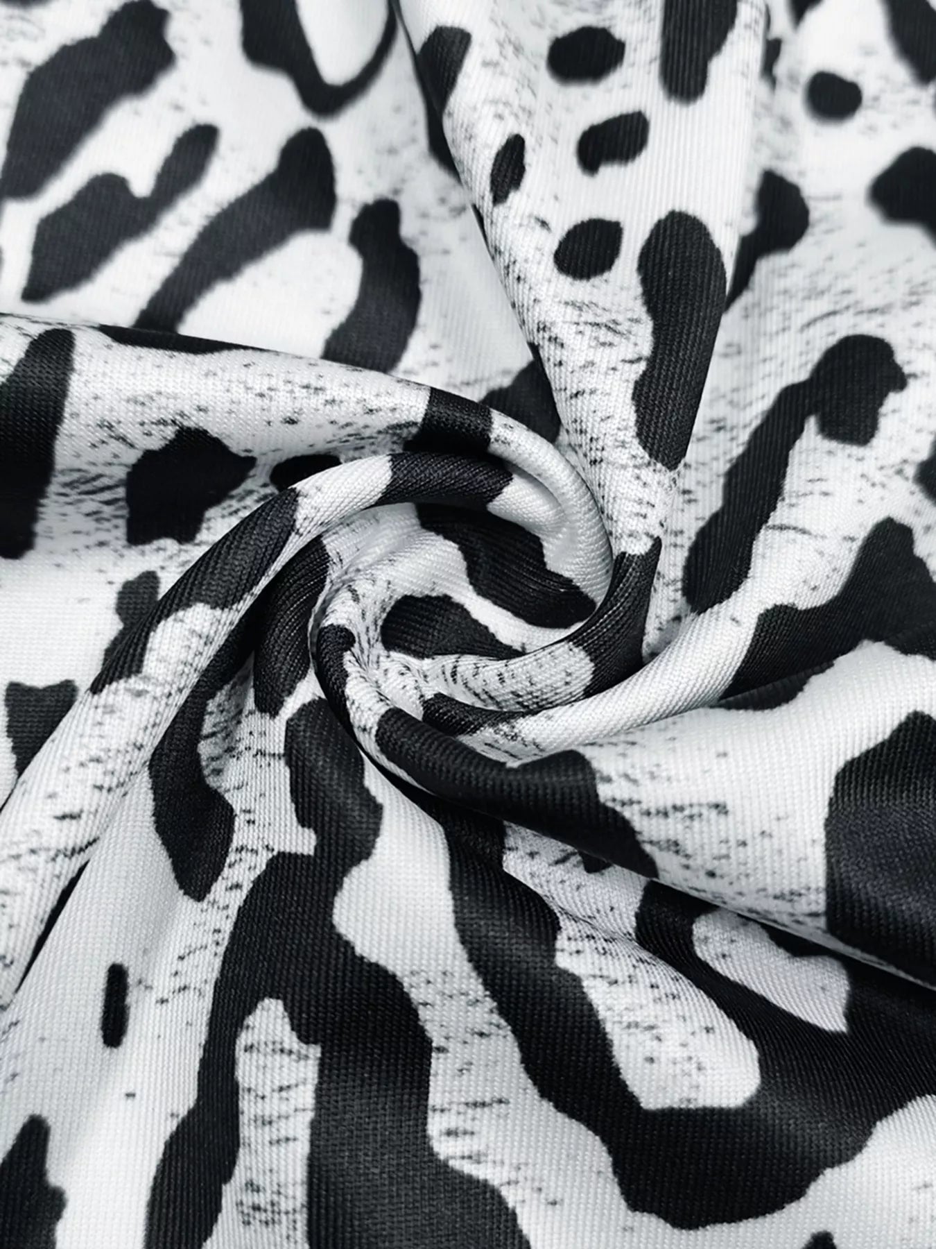 Plus Size Leopard Print Bodycon Maxi Dress