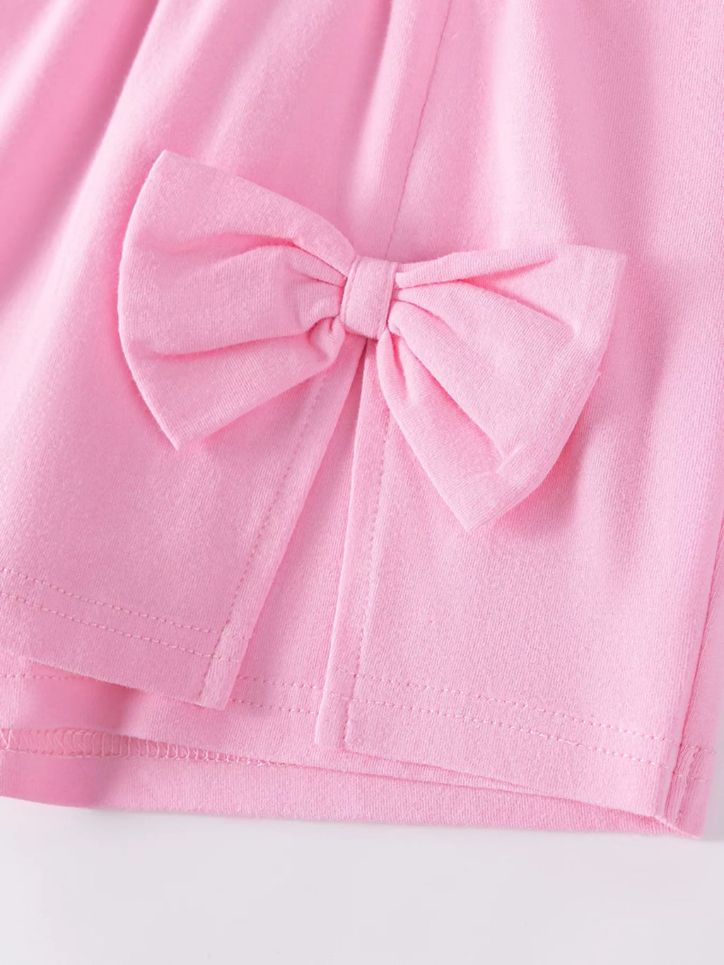 Children's Bow T-Shirt & Shorts Set