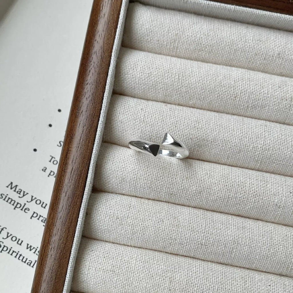 925 Sterling Silver Bypass Ring