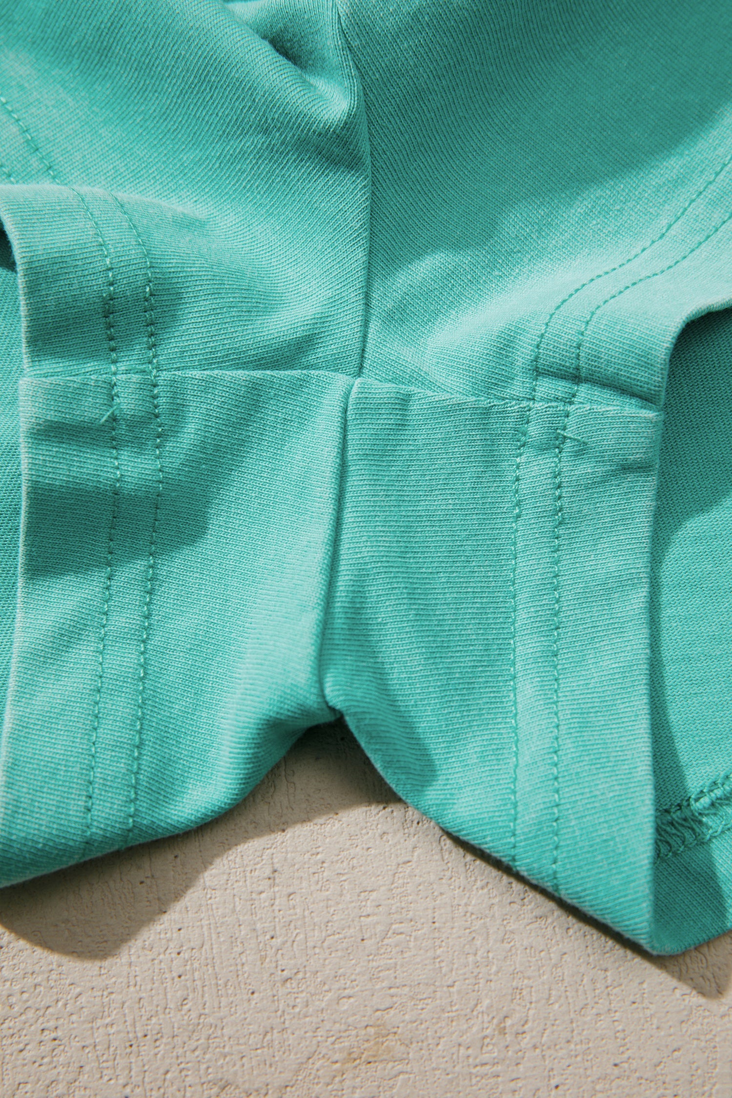 Mineral Wash V-Neck Tee & Skort Set