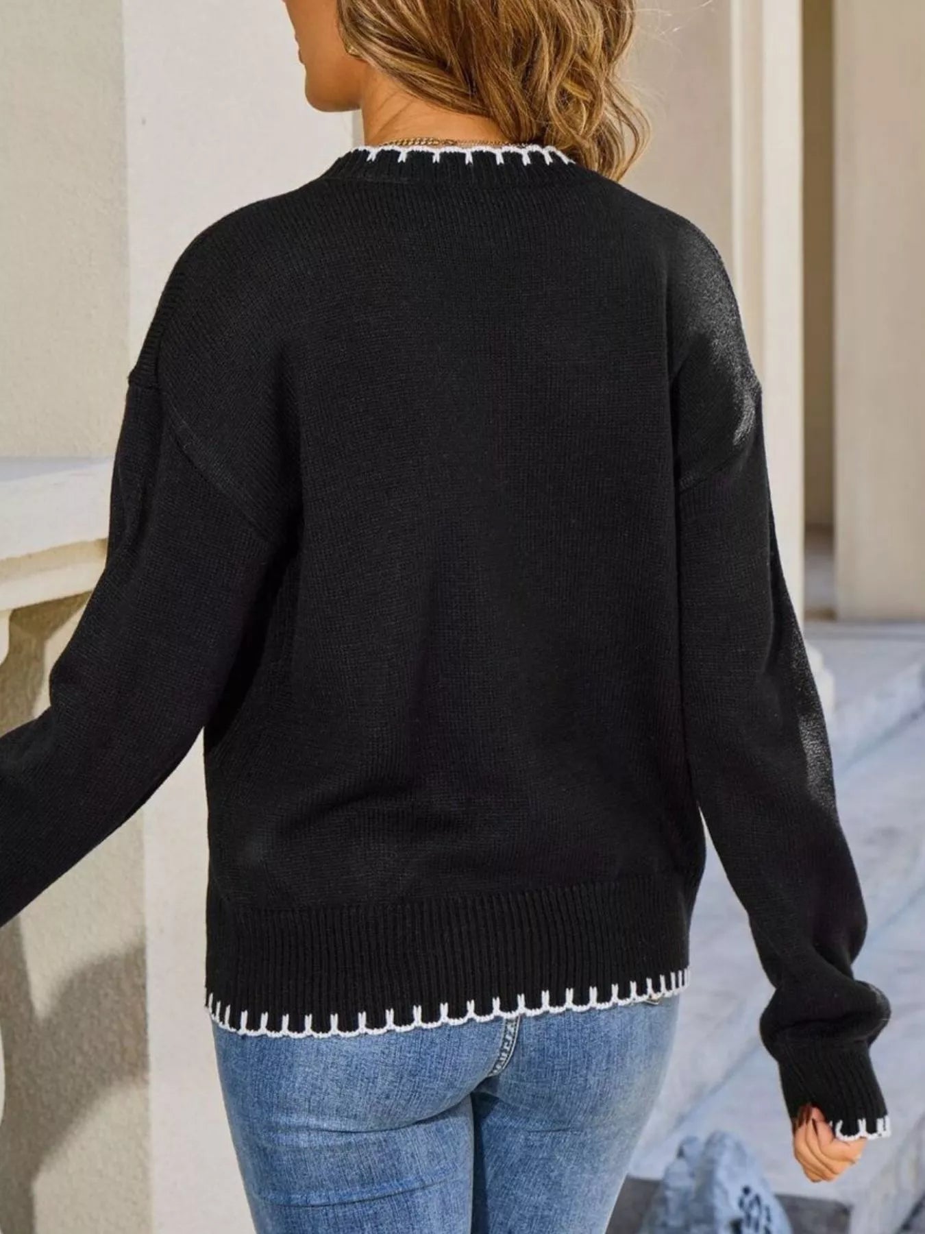 Lemon Round Neck Sweater