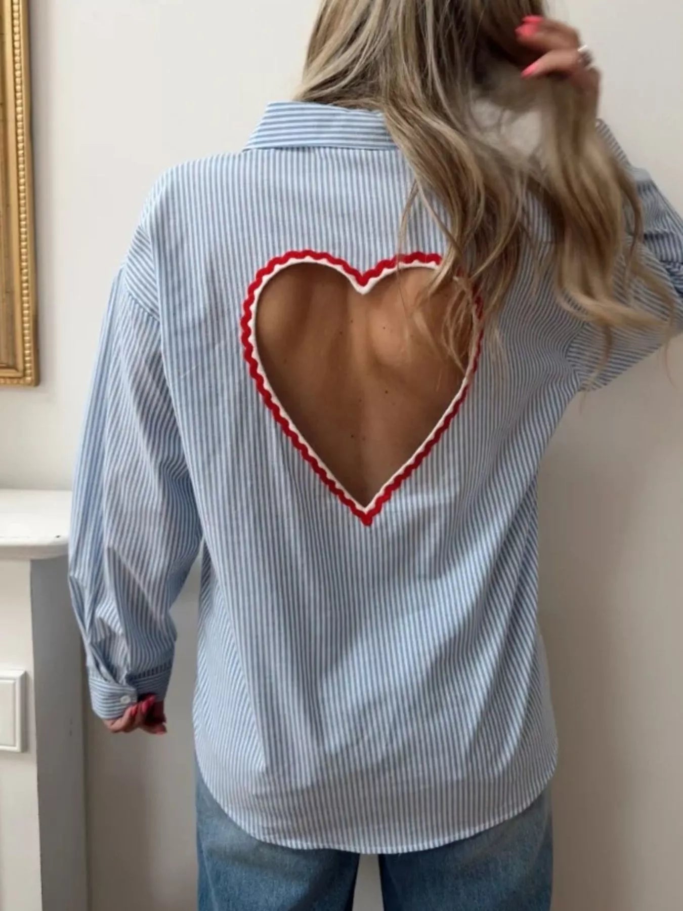 Classic Striped Button-Down Shirt