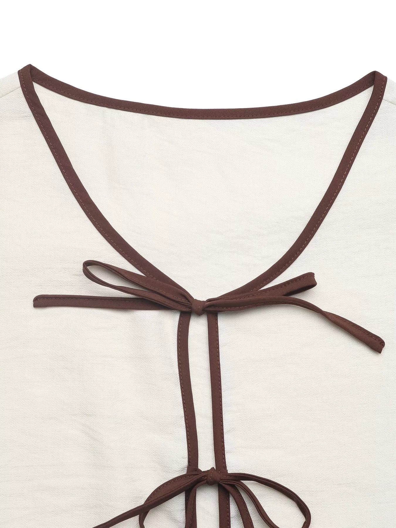 Tie Front Top and Shorts Set
