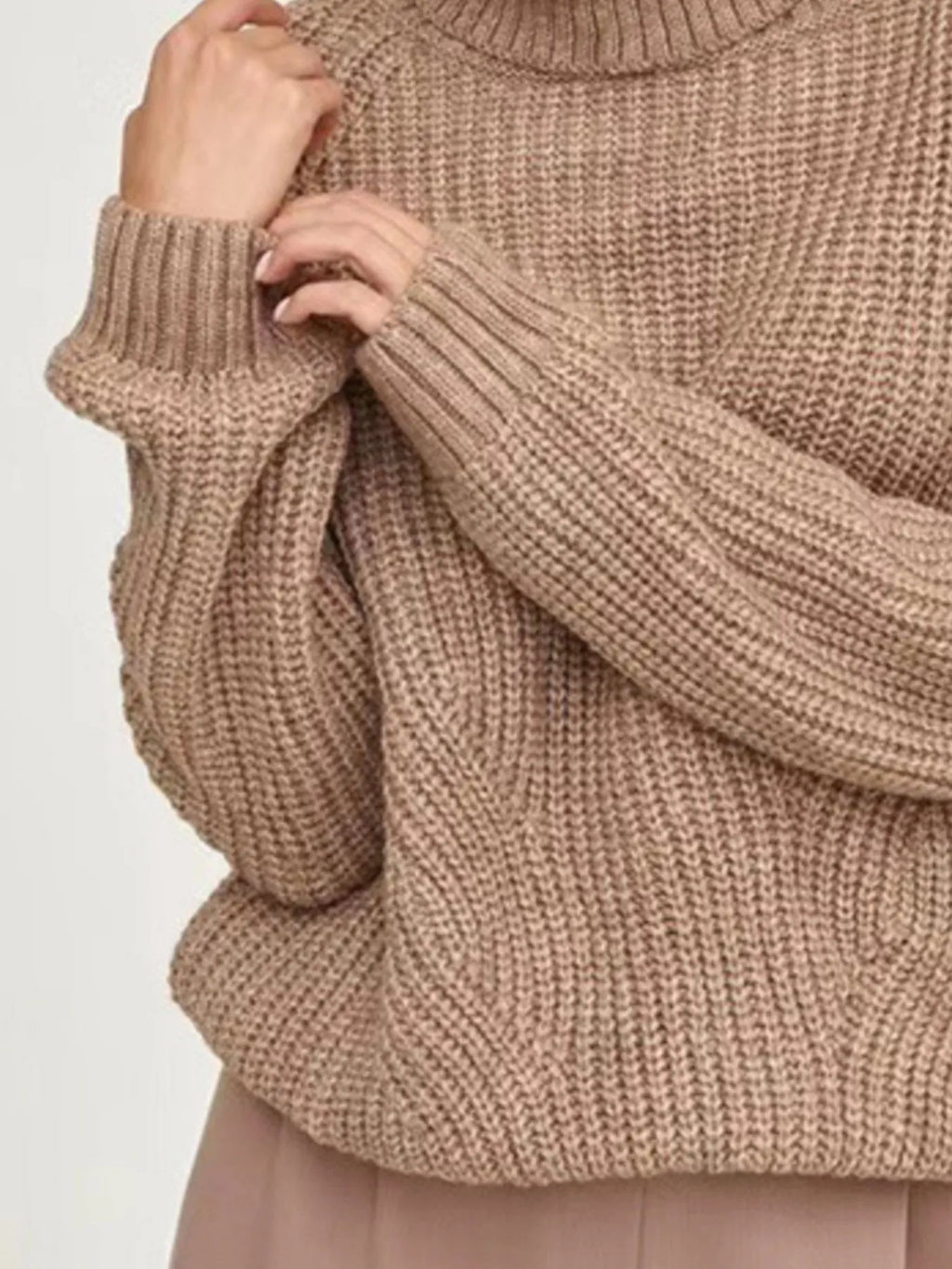Turtleneck Long Sleeve Sweater