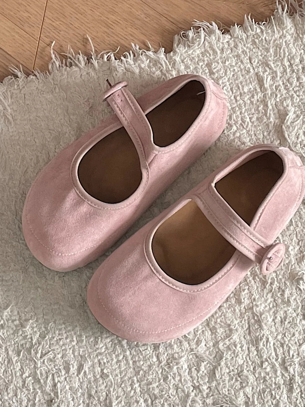 Round Toe Flat Slip-Ons