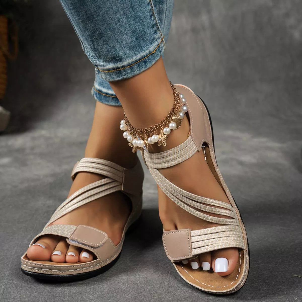 Open Toe Wedge Sandals