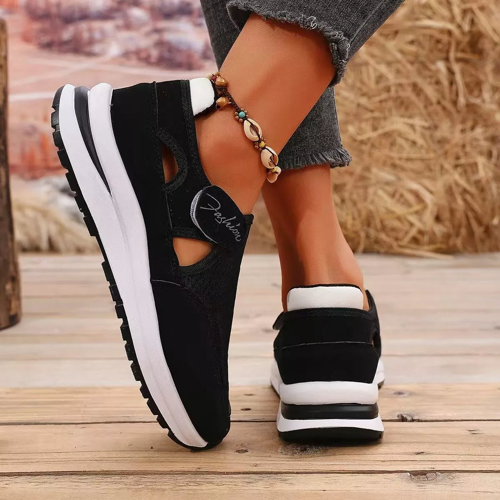 Breathable Cutout Slip-Ons