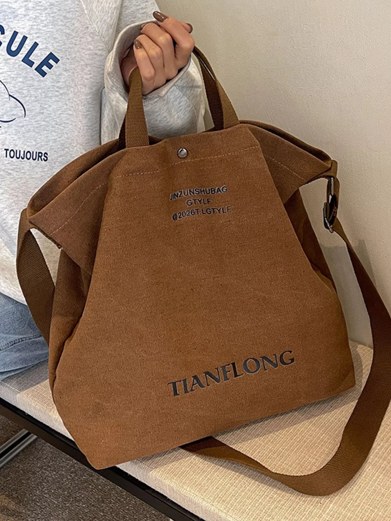 Casual Canvas Handbag