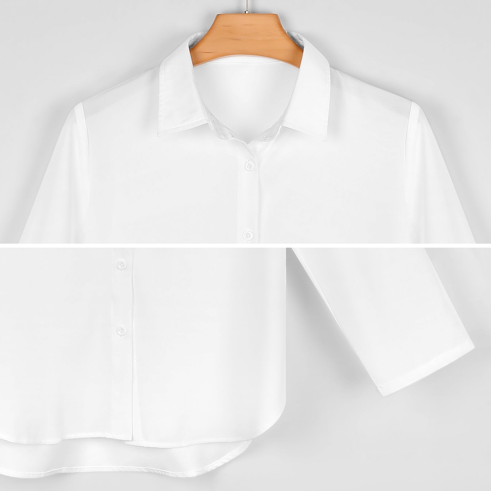 Baha Ranch Pop Western Wanted Button Up Blouse