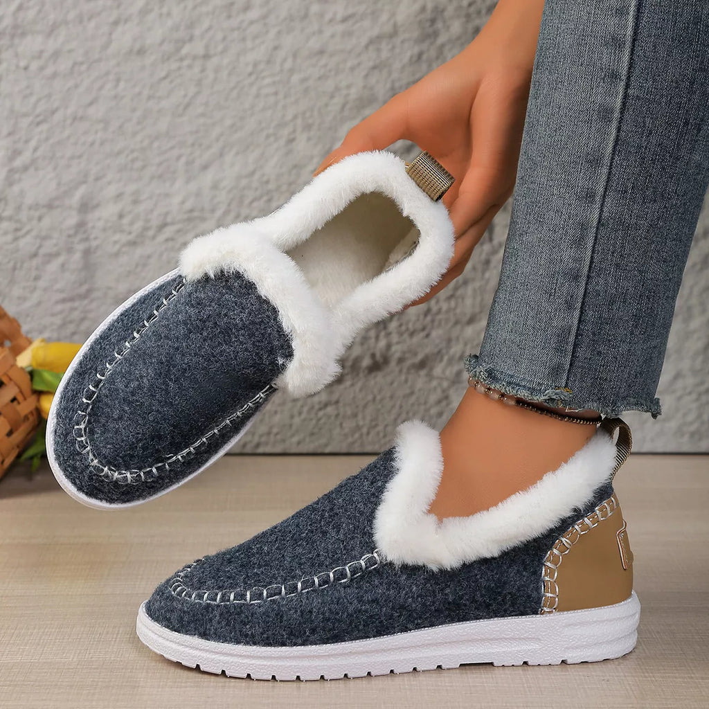 Plush-Lined Slip-Ons