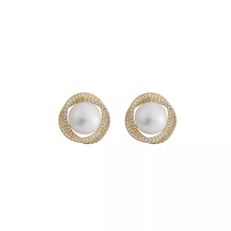 Pearl Stud Earrings