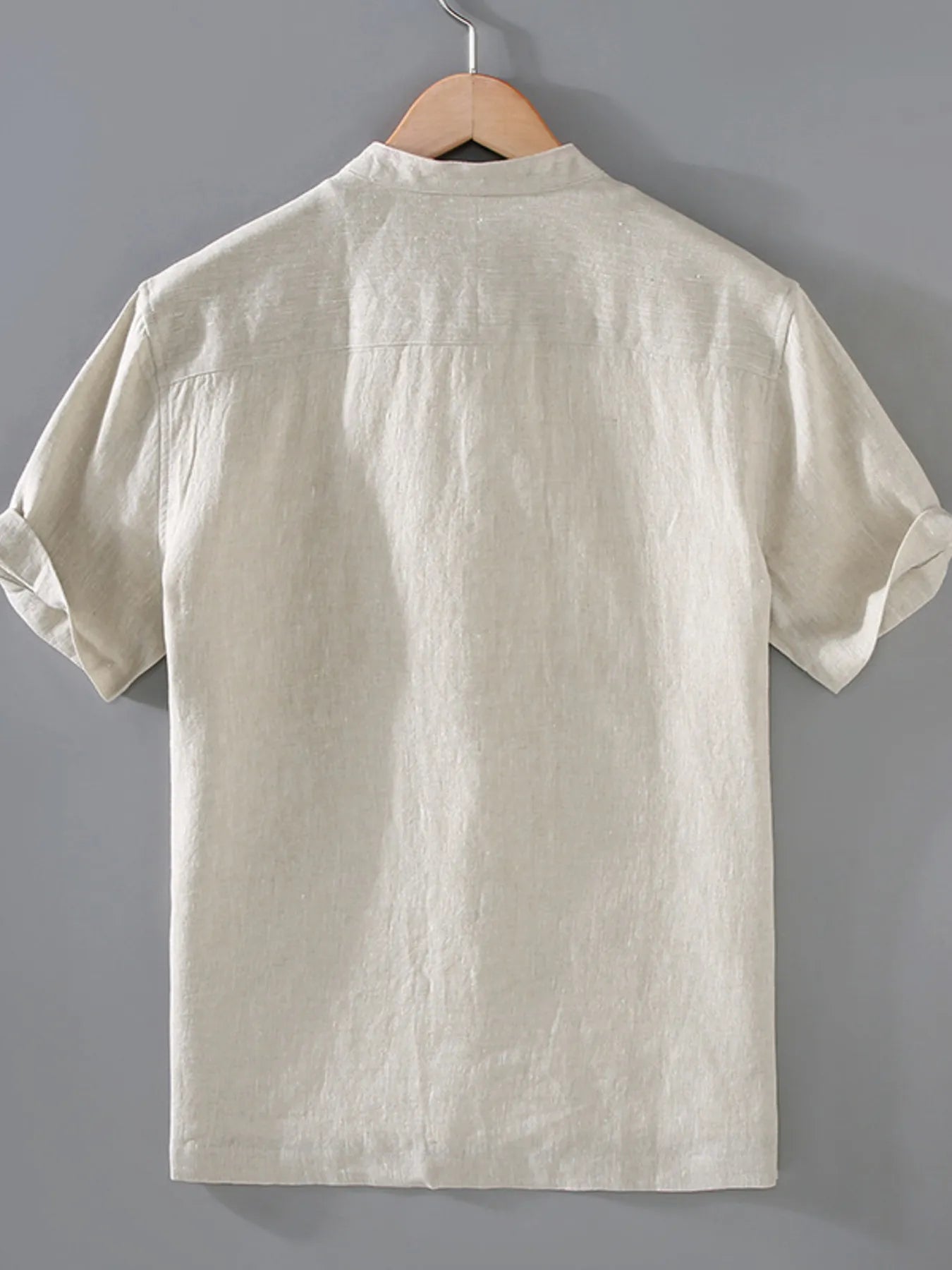 Men's Plus Size Button Up Short Sleeve Shirt