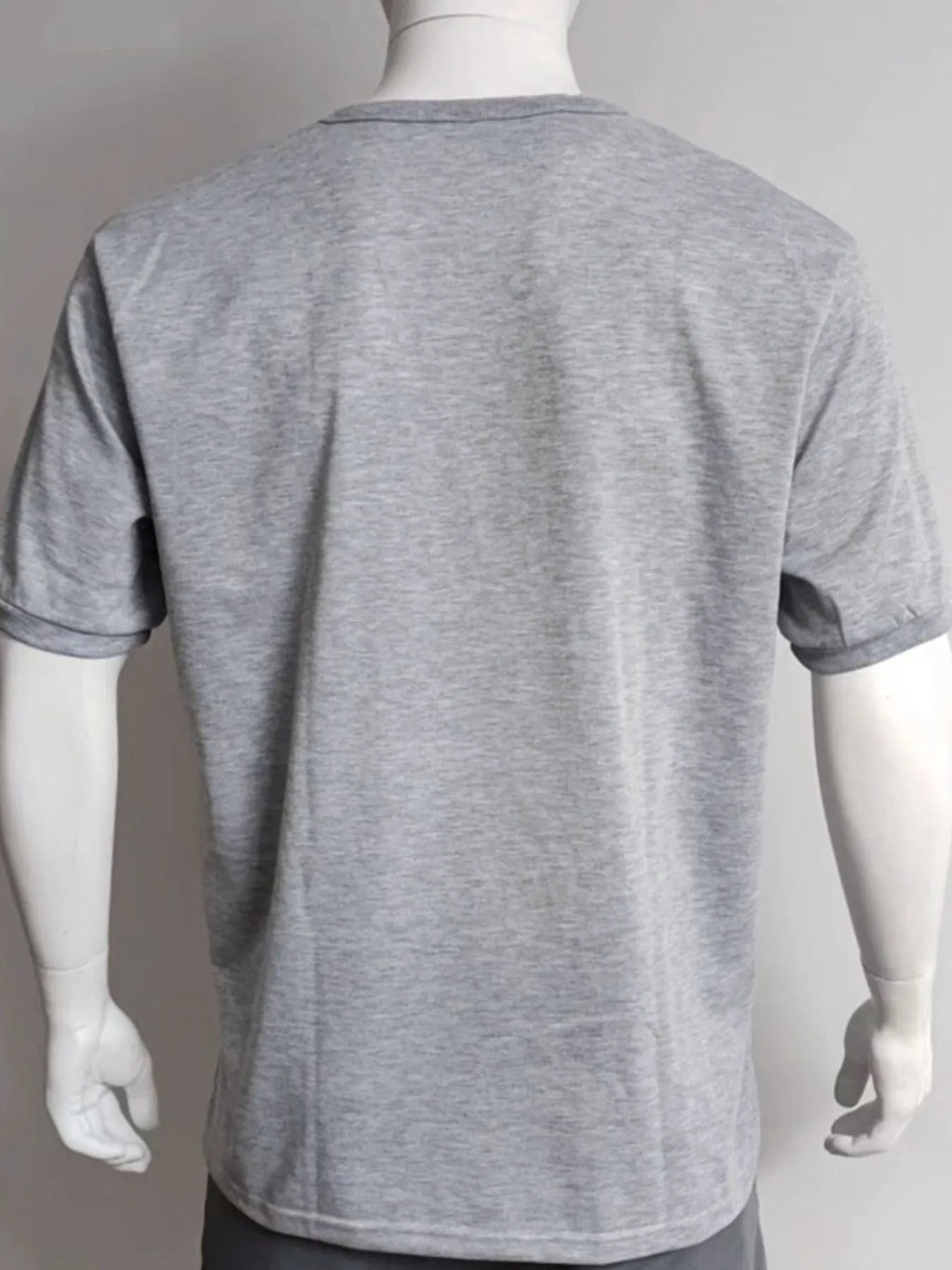 Men's Full Size Button Detail Short Sleeve Top Plus Size