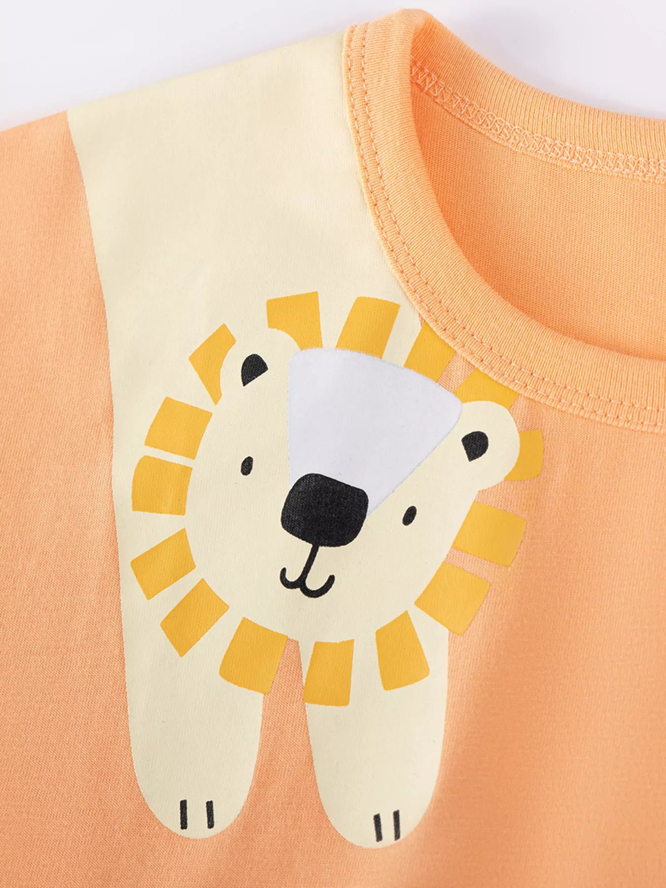 Children's Animal Print T-Shirt & Shorts Set