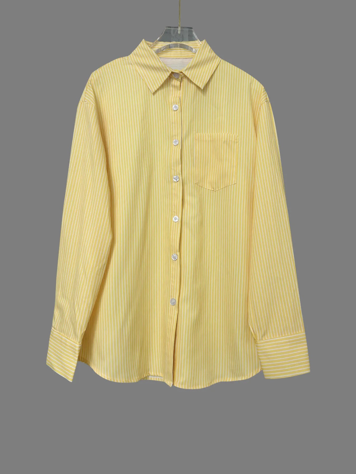 Striped Button-Down Shirt