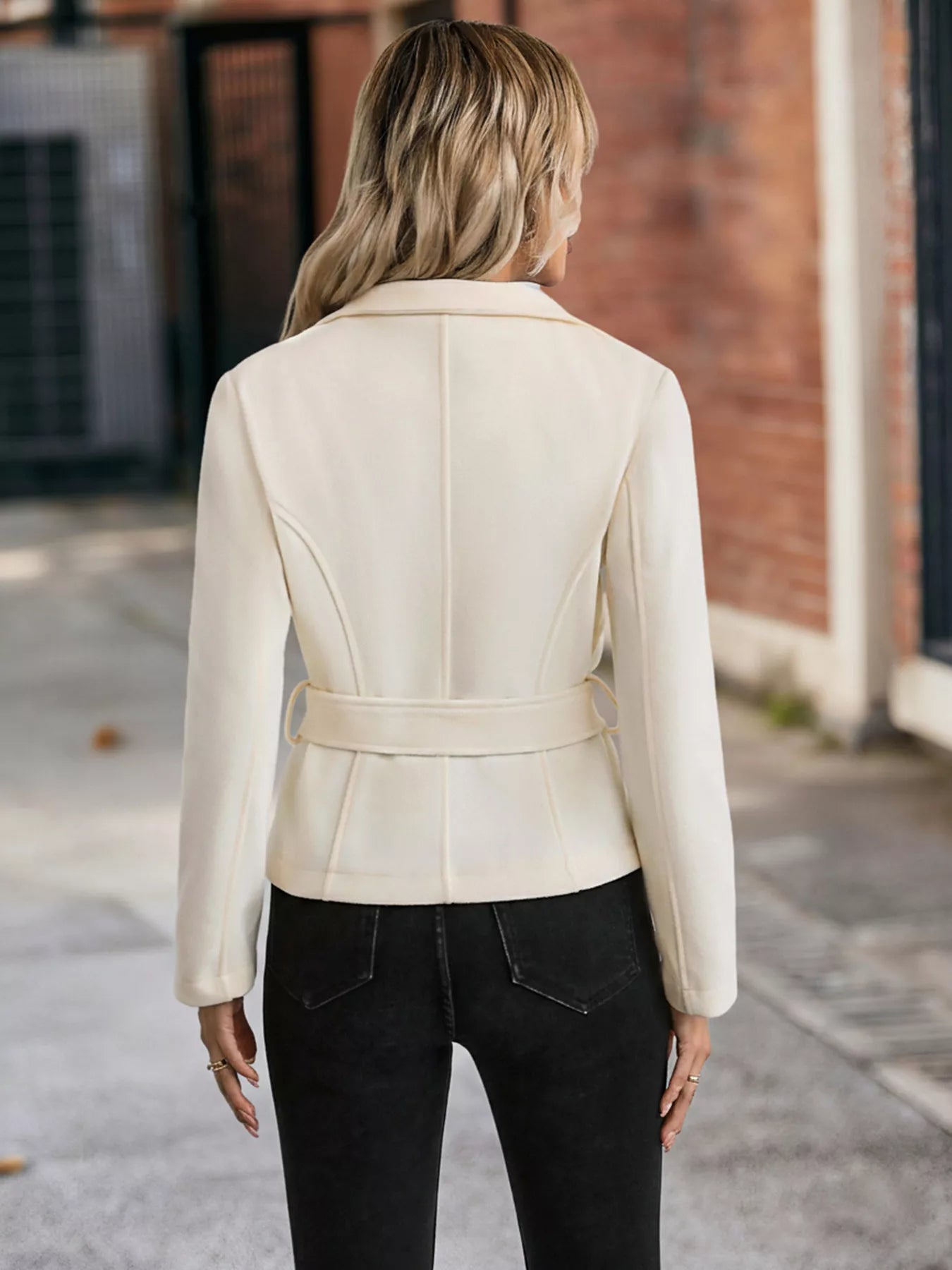 Belt Button-Up Outerwear