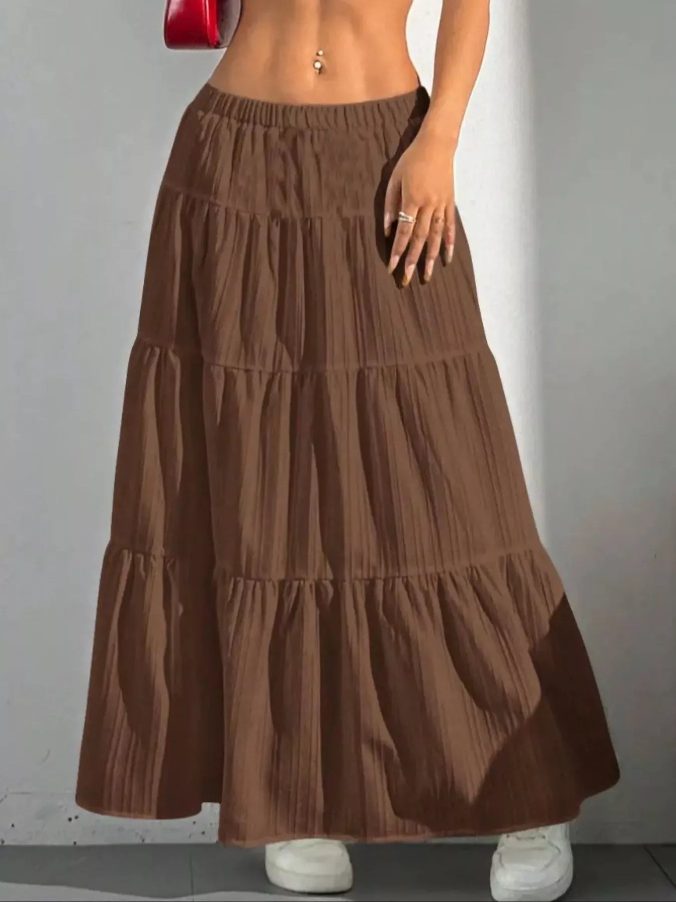 Flowy Tiered Maxi Skirt