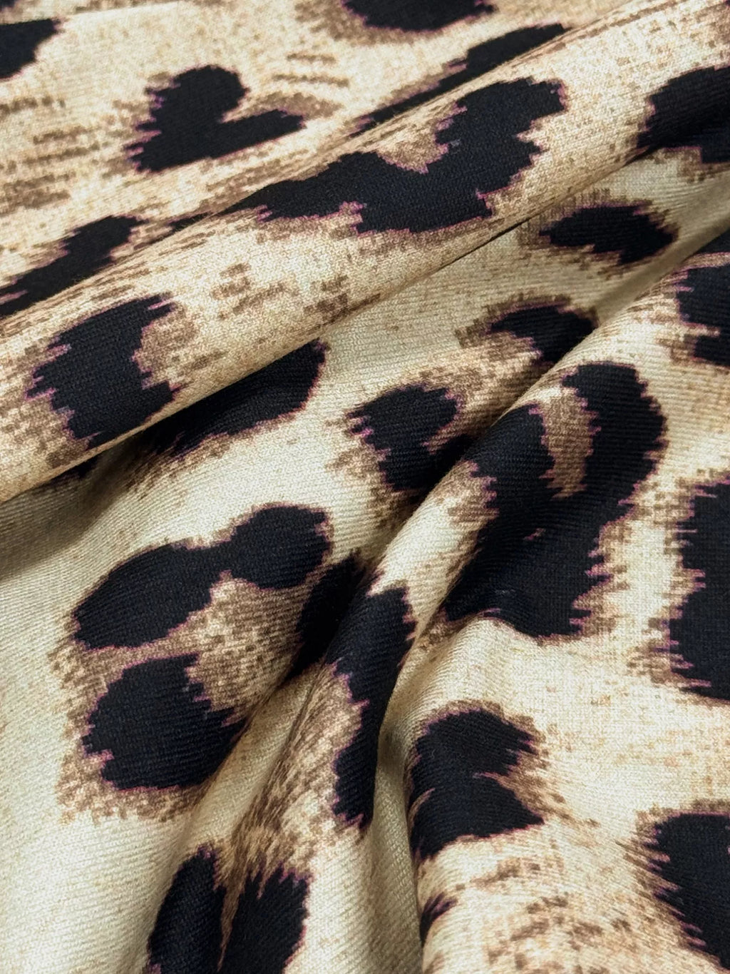 Leopard Print One-Shoulder Top and Pants Set