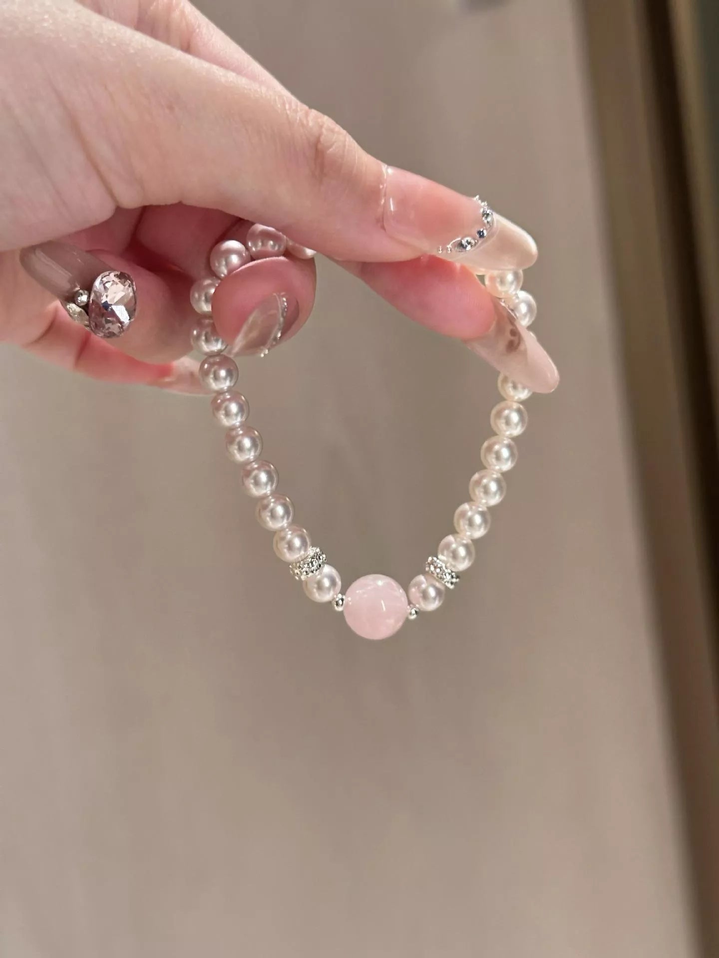 Alloy Pearl Bracelet