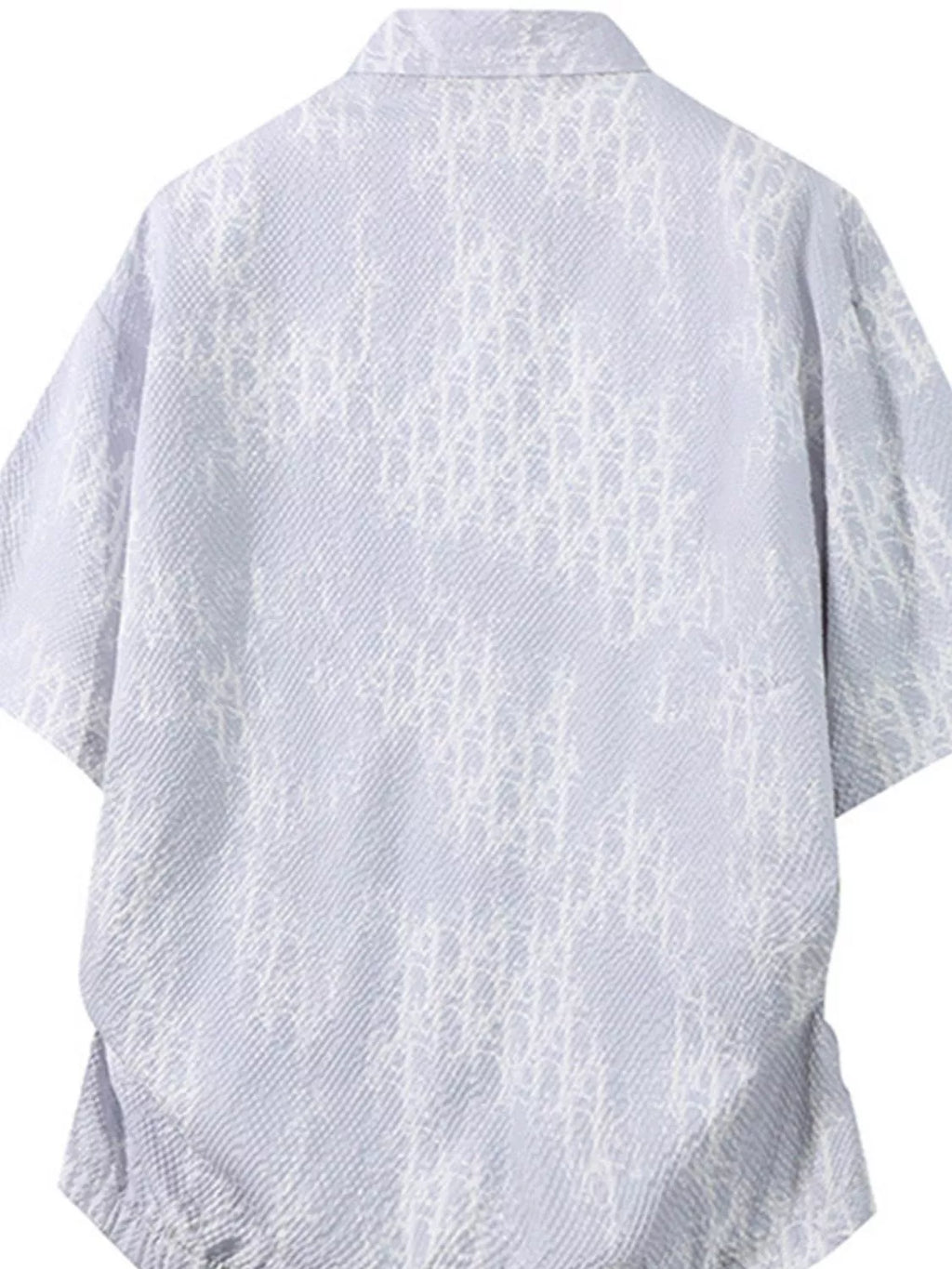 Men's Plus Size Button Up Half Sleeve Shirt
