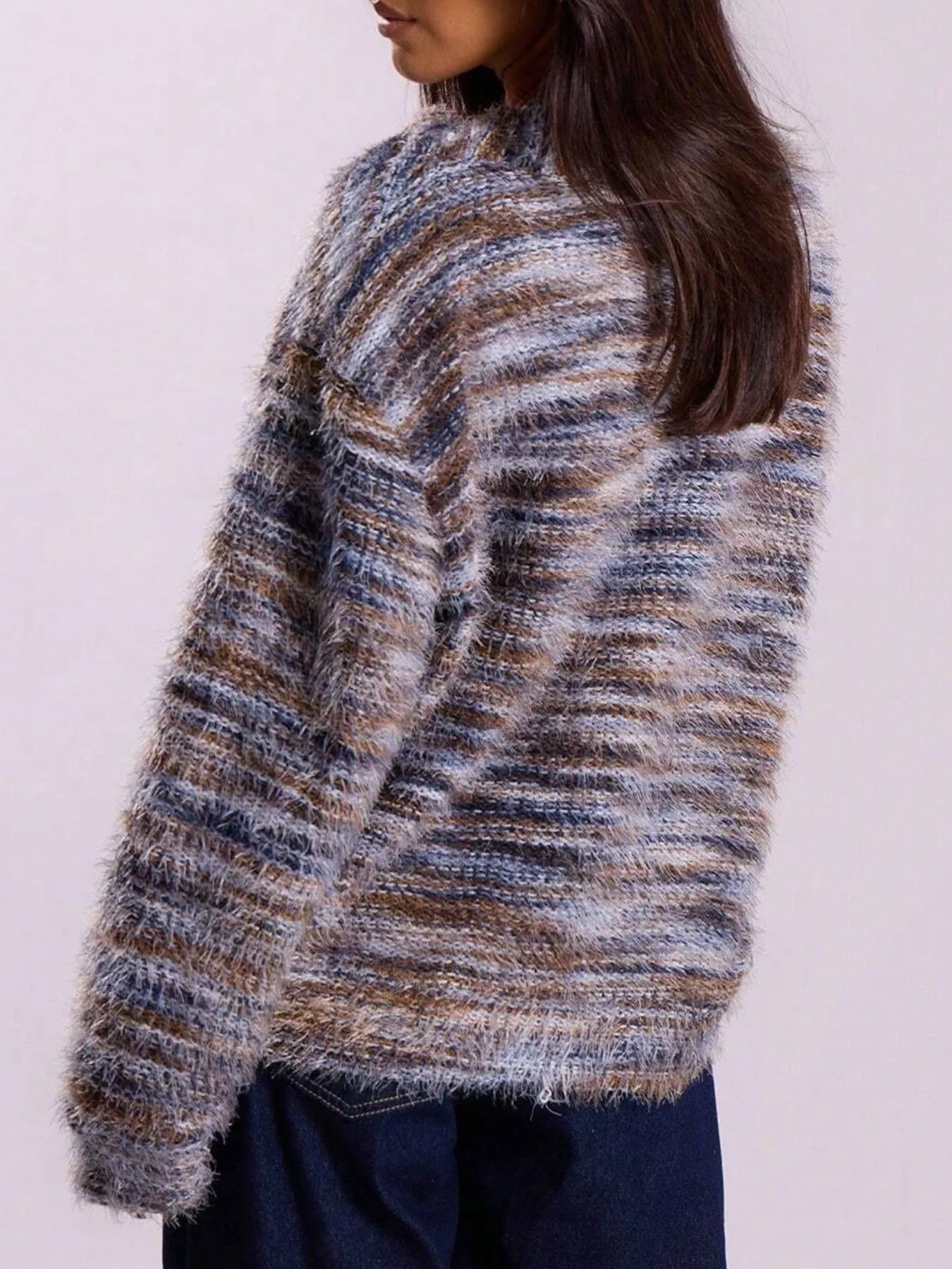 Textured Knit Button-Down Cardigan