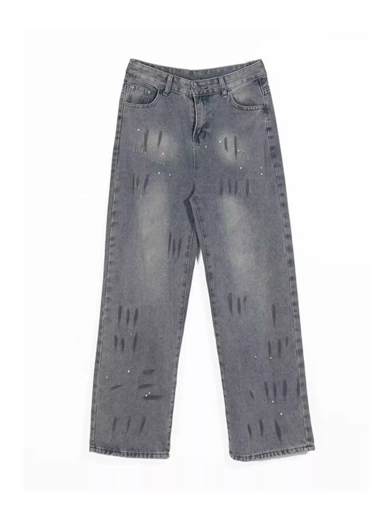 Men's Full Size Wide-Leg Jeans Plus Size