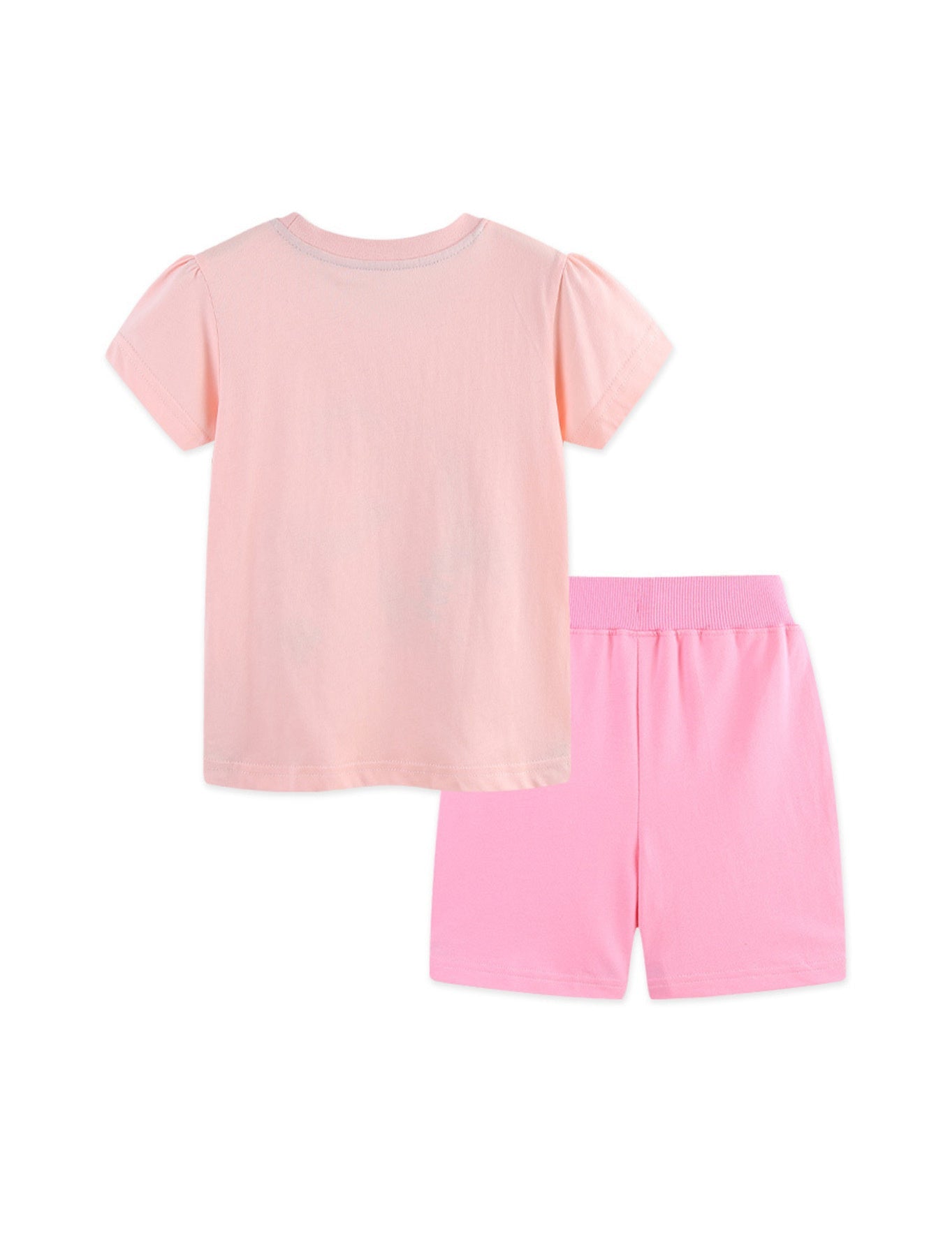 Children's Unicorn Graphic Tee and Shorts Set