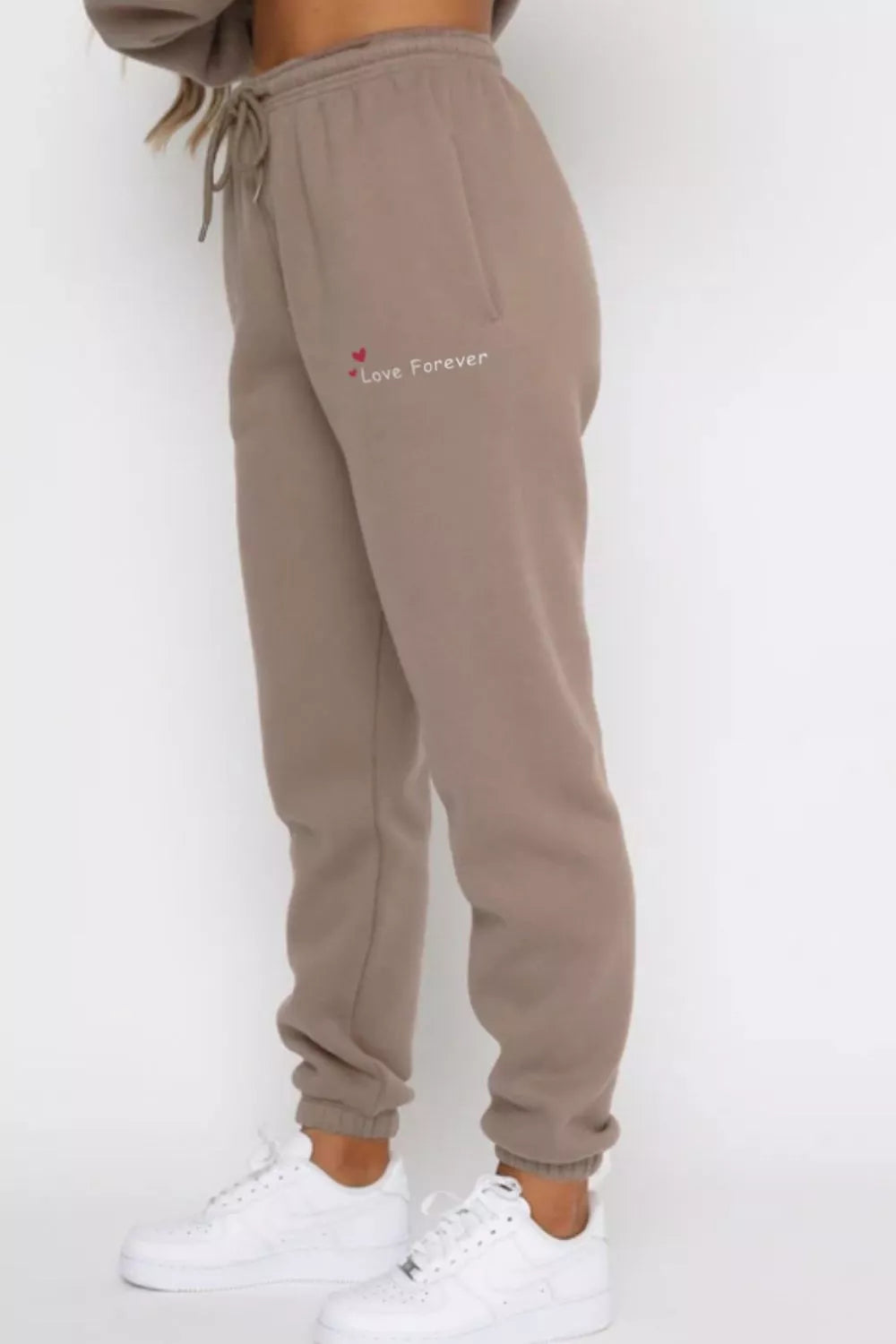 Round Neck Sweatshirt and Joggers Set