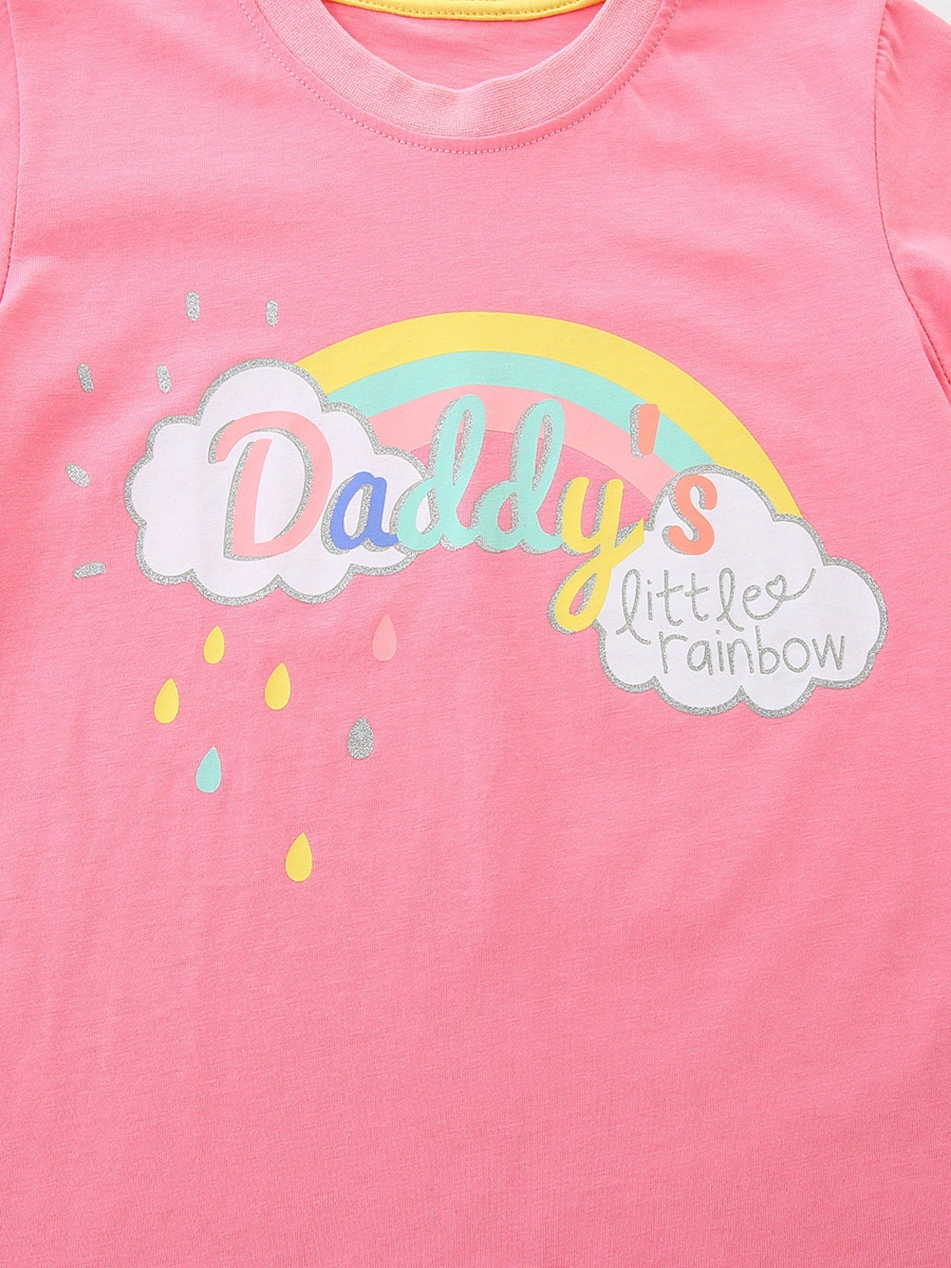 Children's Rainbow Graphic Short Sleeve T-Shirt