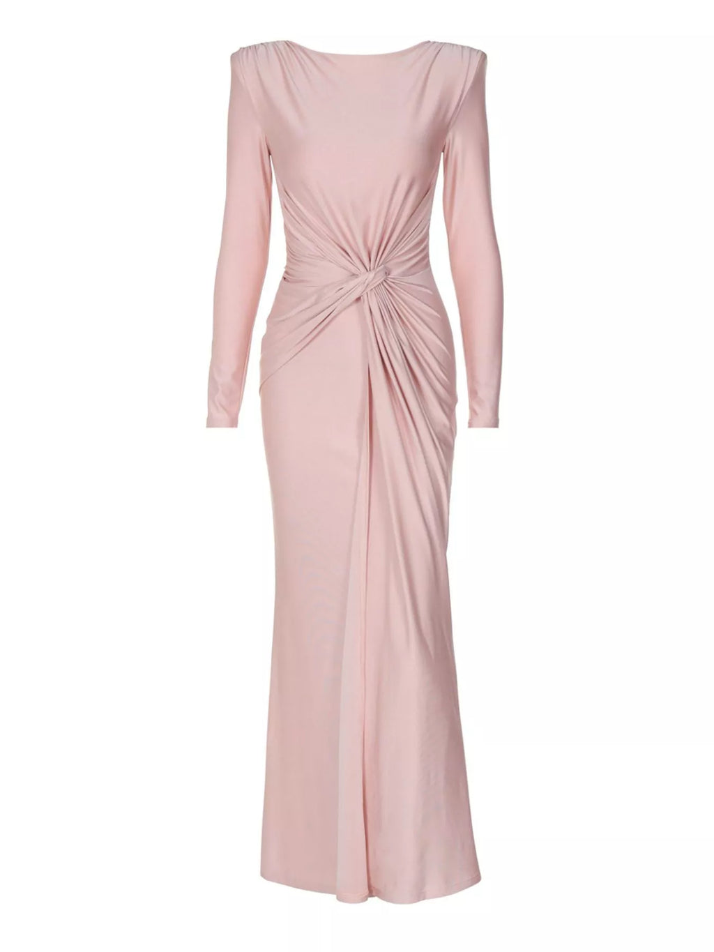 Twisted Long Sleeve Maxi Dress