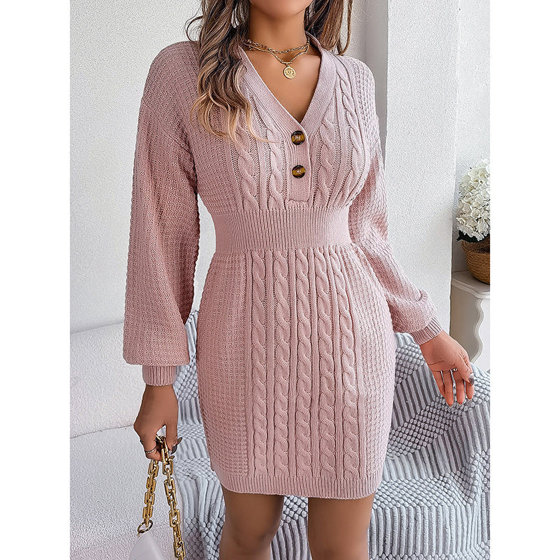 Women’s Cable Knit Sweater Dress