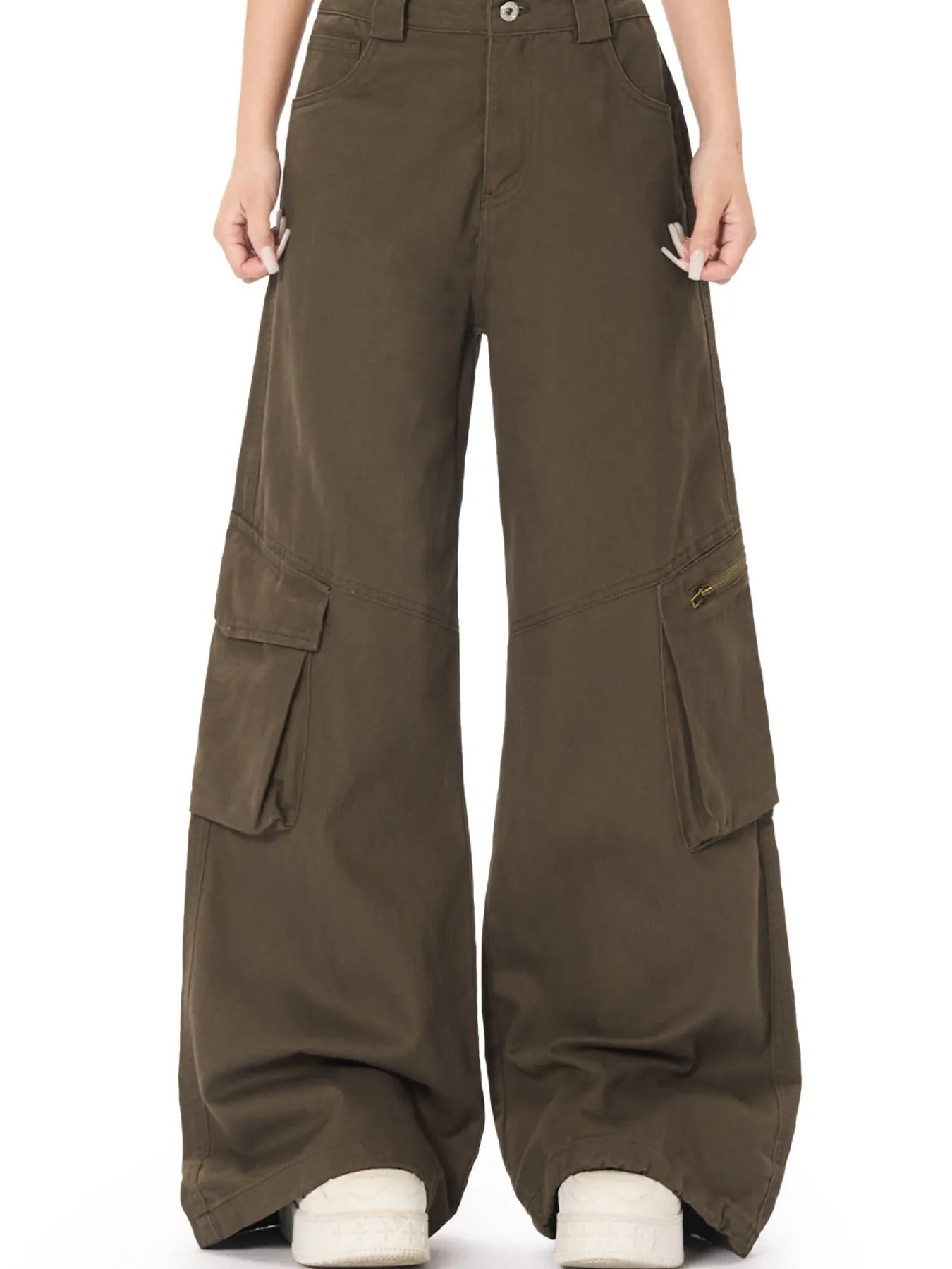 Men's Wide Leg Cargo Pants
