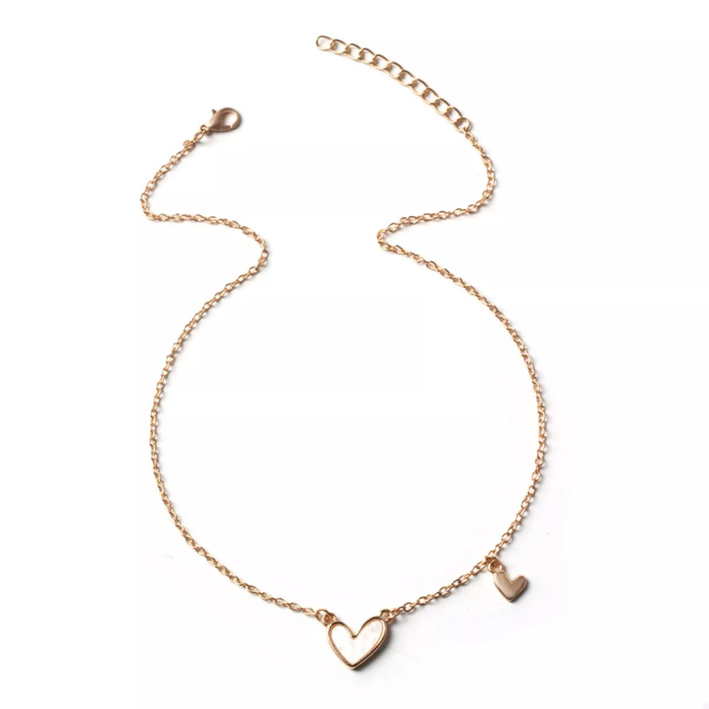 Alloy Heart Pendant Necklace
