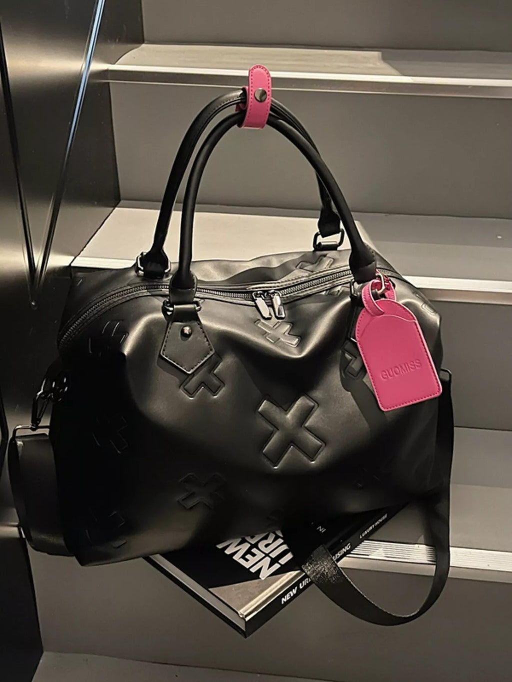 Embossed Duffle Bag
