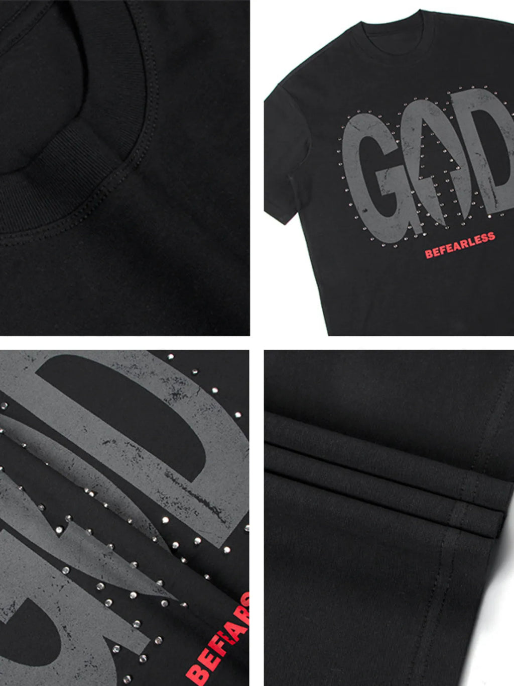 Men's Oversized Letter Graphic T-Shirt