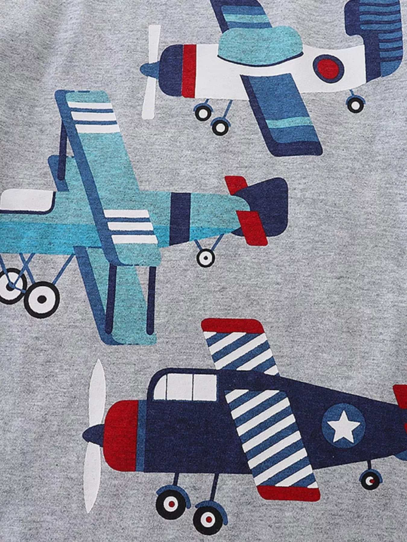 Kids' Airplane Print T-Shirt