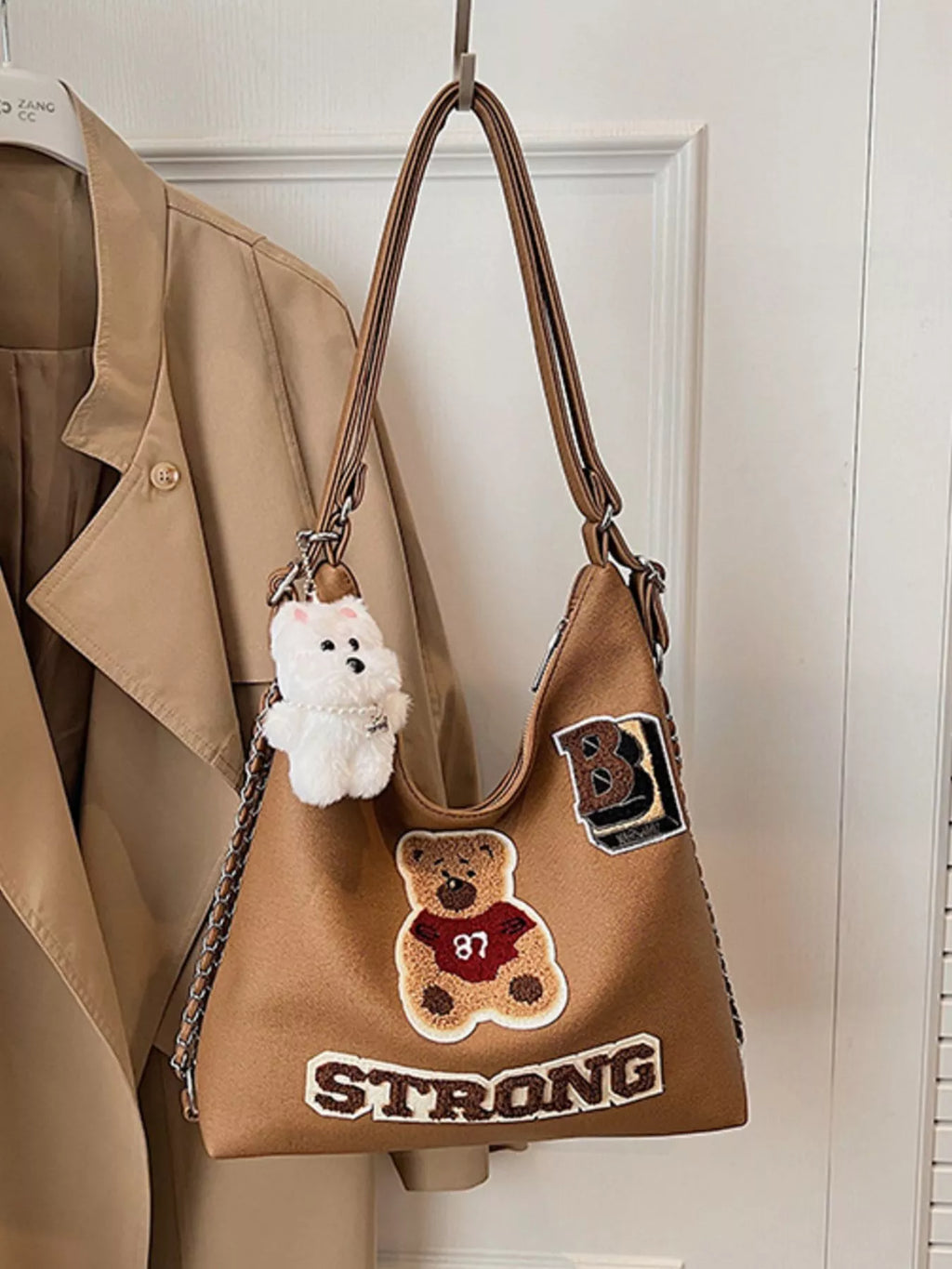 Cute Bear Adjustable Strap Handbag