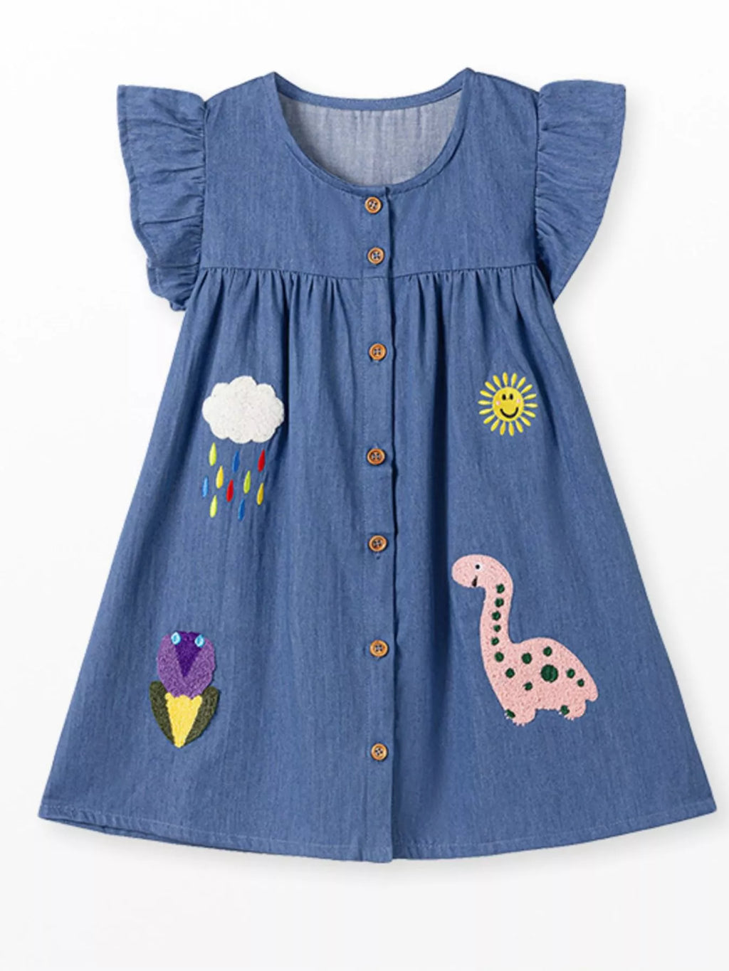 Children's Denim A-Line Dress