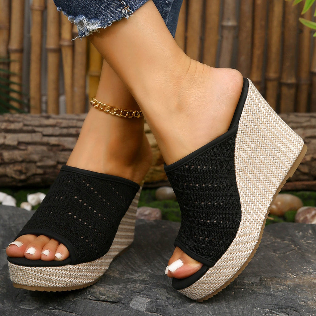 Open Toe Wedge Sandals