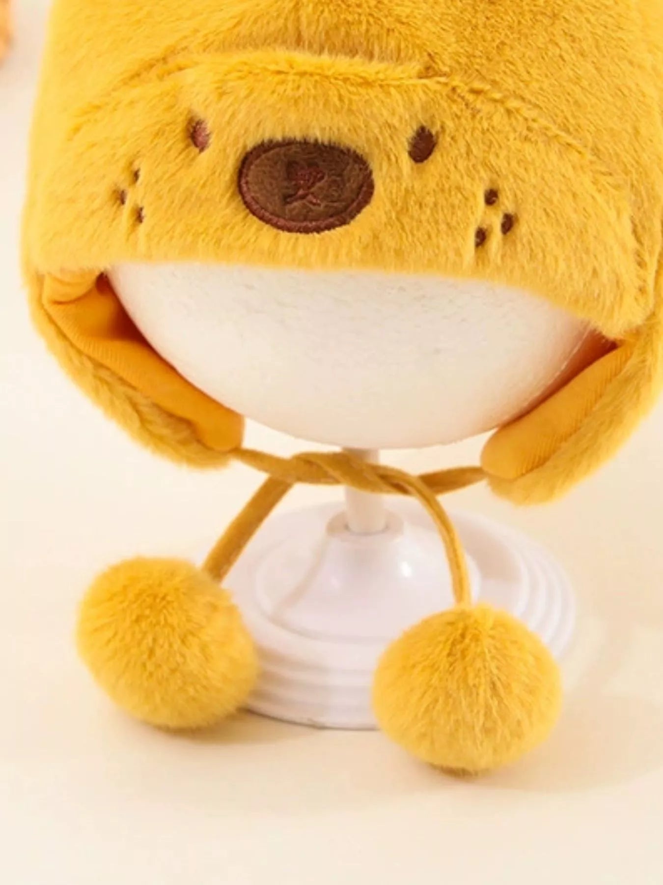 Children's Cute Bear Ear Plush Hat
