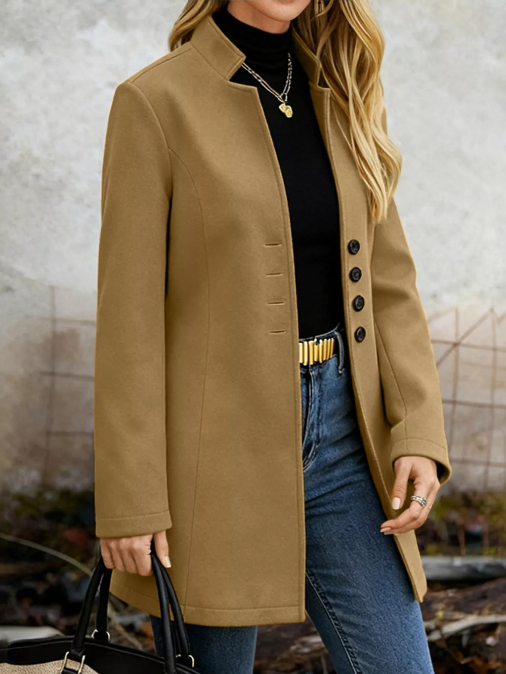 Button-Down Longline Outerwear