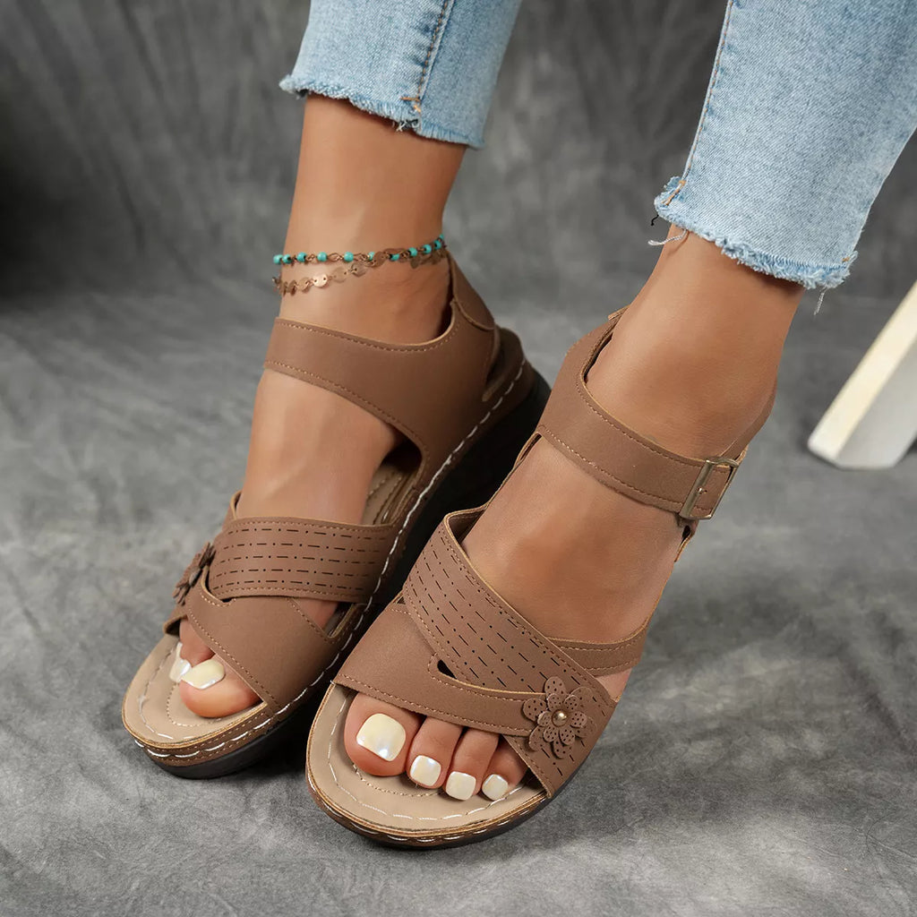 Open Toe Wedge Sandals