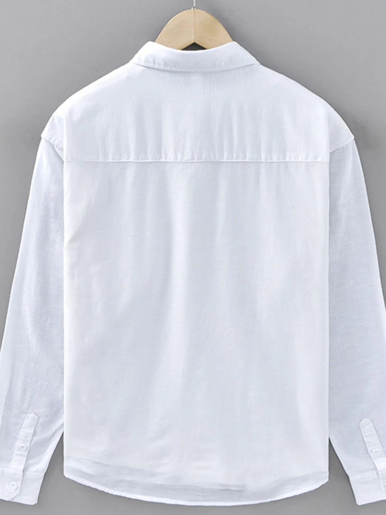 Men's Plus Size Button Up Long Sleeve Shirt