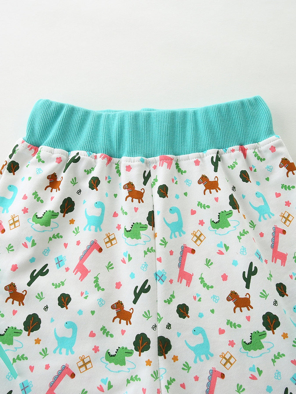 Children's Butterfly Ruffle Sleeve Top and Animal Print Shorts Set