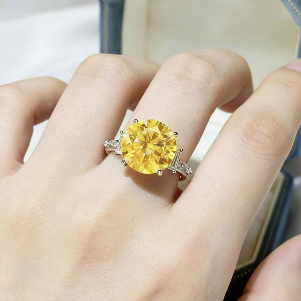 5 Carat Moissanite 925 Sterling Silver Ring